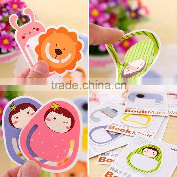 Wholesale Free sample customized funny bookmark for book