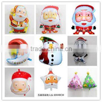 2015 Hot sales Santa Claus balloon helium foil balloons for party decoration