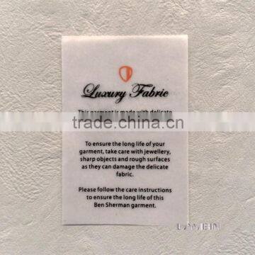 Silk Screen Printed Main Label Tag for Women's Moding Underwear photo-2