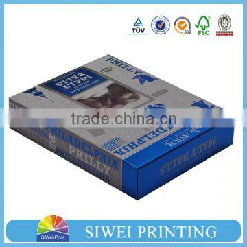 customized paper boxes folding boxes with customer logo printed with window for foods,electronics