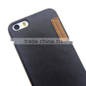 Fancy Mobile Covers and Cases Laminated With Canvas for IPhone SE photo-2