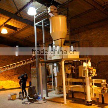 compact automatic pellet packing scale plant