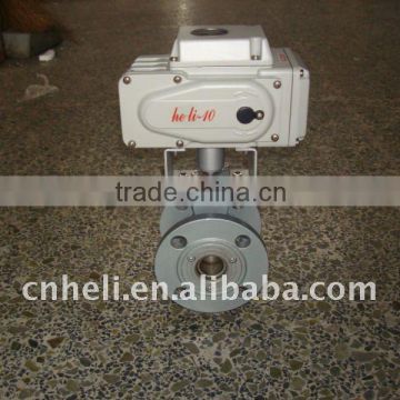 Electric V ball valve