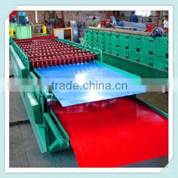 850-840 corrugated roofing double deck roll forming machine