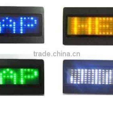 Digital English Programmable Scrolling Led Name Badge photo-3