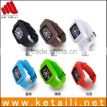 New Product Silicone Case Accessory for Apple Watch 2015 for Apple Watch Band Adapter