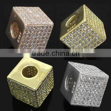SJ3118 heavy sterling silver 925 jewelry,micro setting beads