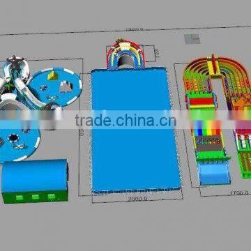 the newest Inflatable Water Park games For 2016, Bouncia Water Park Projects for sales