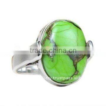 silver bronze vein lime mohave turquoise jewelry KRJ275990-0