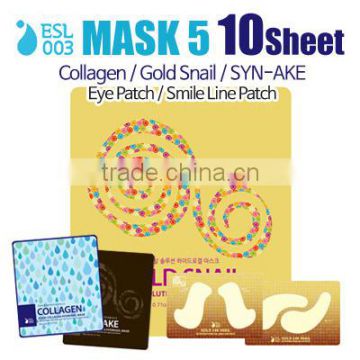 [Hydrogel Mask 10Sheet]Gold 24K mask/Snail gel mask/Face mask