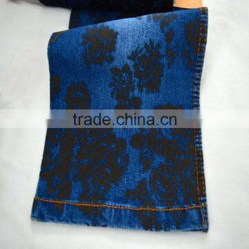 Jeans fabric cotton polyester stretch denim