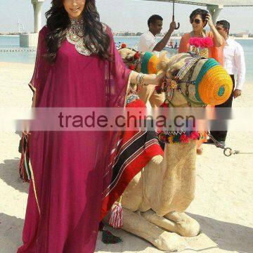 2012 fashionable abayas designs, dubai abaya (20371)