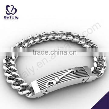 China Manufacturer 2015 latest stainless steel the baby imitation bracelet