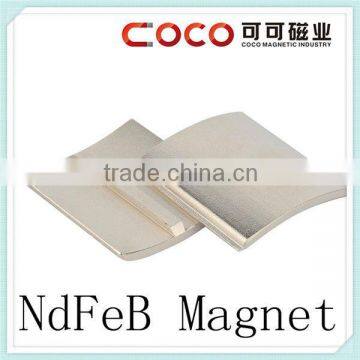 38sh curve shape permanent magnet for motor