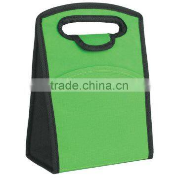 Non-Woven Folding Identification Lunch Bag-Lime Green