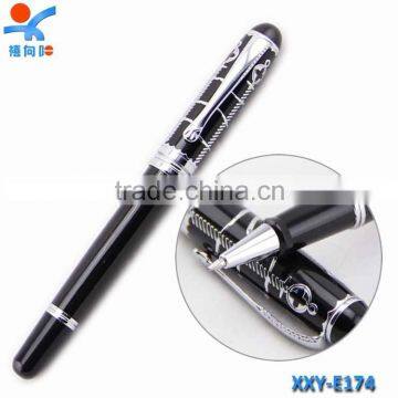 grid cover classic business gift metal pen