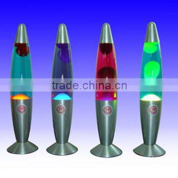 Aluminum groovy lava motion desk lamp/lava lamps wholesale/Floating novelty lava lamp