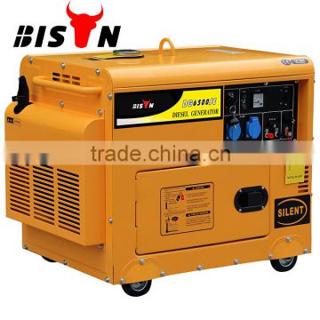 BISON(CHINA) Slient Electric Portable 5kw Diesel Generator Price