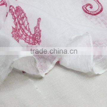 Lizard Printing Small Quantity on Sale Scarves Cotton 2015 photo-4