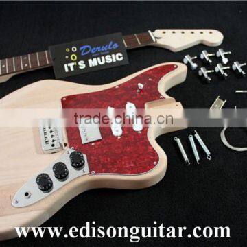 Quality Guitar Factory DIY Electric Guitar Kits Solid Mahagany Body MX-011