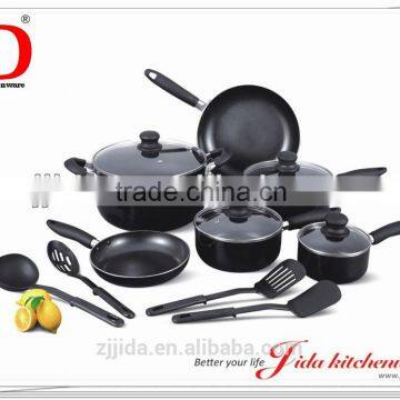 Aluminum cookware sets with non stick coating