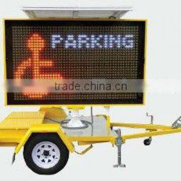 Solar LED VMS Trailer, new technology products solar led display trailer VMS