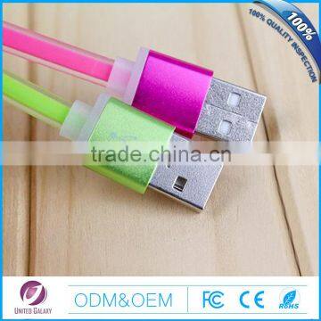 Fast 2.1A USB charging cable with factory price