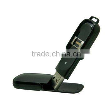 8g Black color high speed fingerprint flash drive usb