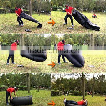 Hot Sale Summer Compression Sleeping Air Bag/Laybag Inflatable Sofa photo-2