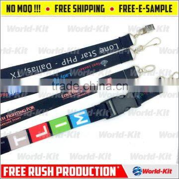 Promotional Gift sublimation lanyard with logo