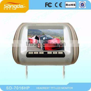 Car Pillow Headrest Monitor DVD player For Wholesaler                        
                                                Quality Choice