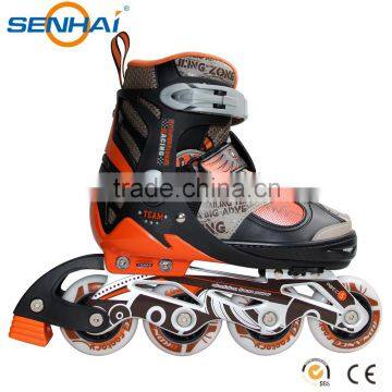 2015 New style aggressive skates professional adjustable inline skate Big Wheels 100mm Aluminum Frame With CE Approval