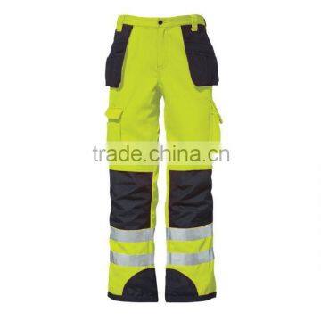 cheap wholesale 2 tone HI VIS cargo pockets work pants