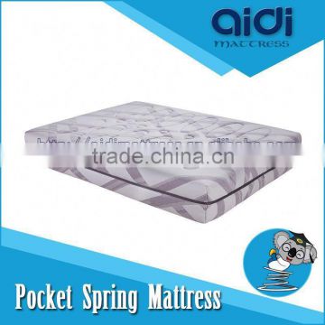 American Hamburger Top Double Pocket Spring Natural Latex Vacuum Bag Packaging Mattress