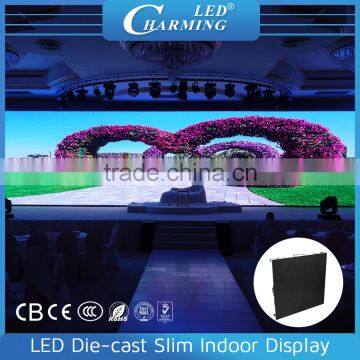 Slim indoor LED indoor Die-cast aluminum slim display screen