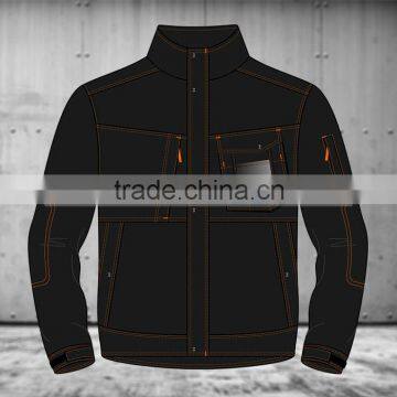 2015 new design work jacket for man