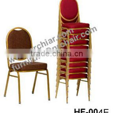 wholesale event rental metal banquet hall stacking padded chair