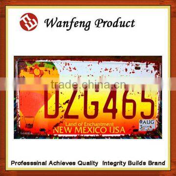 Customized Wholesale License Plate for Car , Moter Licenses ,bicycle Accessories