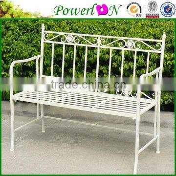 Chromed Iron Garden Bench