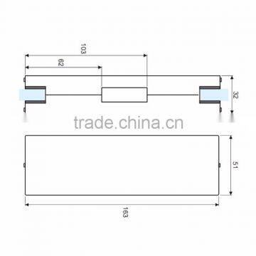 Cost-Effective Shower Door Glass Partition Mounting Clamp Clips