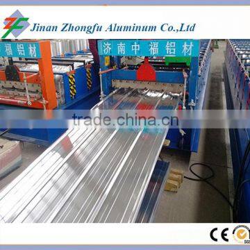 Plain aluminum 1000 series aluminum tile corrugated aluminum roofing sheet