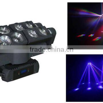 Guangzhou lighting 8*10w led spider light with beam