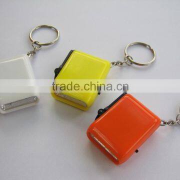 Mini 2 LEDs keychain rechargeable flashlight