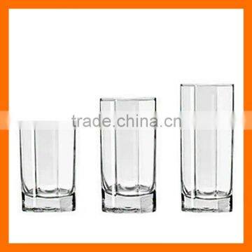 Clear glass cups,water glass tumblers