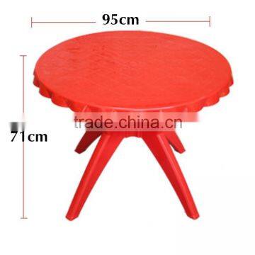 2015 Hot Selling High Quality PP Plastic Outdoor Round Table photo-2
