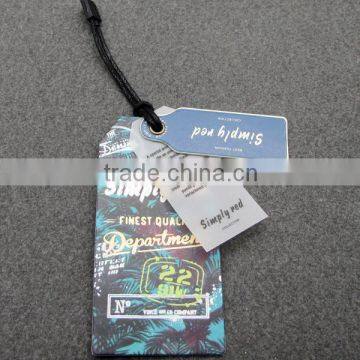 Wine Bottle Fashion Denim Tag Cardboard Tag photo-3