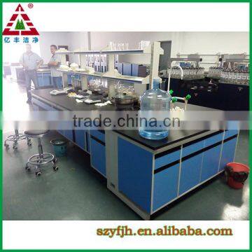 school chemical floor mounted lab island bench