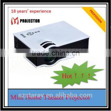 800 lumens 800*400 contrast 3m projection distance UNIC U40 mini projector LCD home theatre