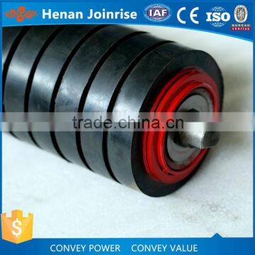 Belt conveyor precision rubber impact roller