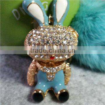 Rabbit Fur Ball Keychain photo-5